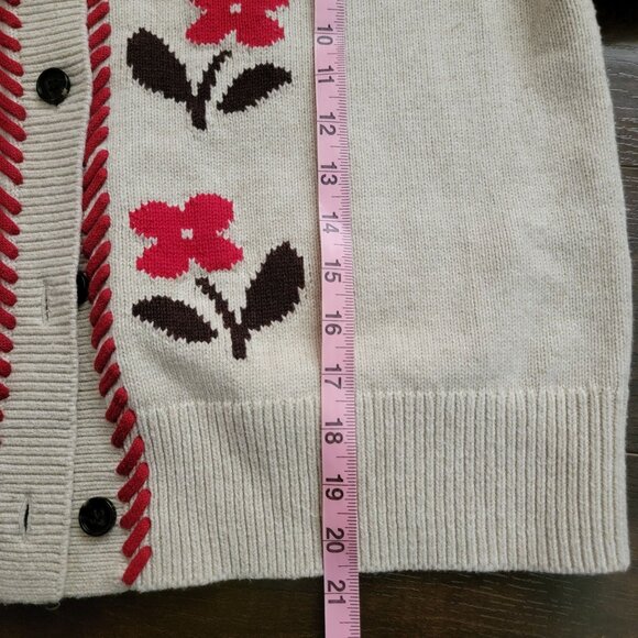 Rails Mavie Cardigan Womens XL Floral Heritage Vintage Contemporary Wool Cottage - Picture 7 of 7